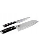 KAI SHUN KAJI SET UTILITARIO 11,5 CM + SANTOKU ALVEOLADO 16,5 CM