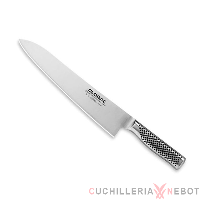 Cuchillo para chef Global G-17, el cuchillo de cocinero 270 mm