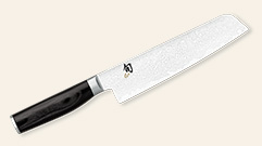 ERSTECHEN SIE SANTOKU-ZINN MALZËR MINAMO 18 CM