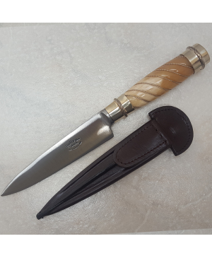 CUCHILLO TANDIL HUESO / ALPACA 25 CM