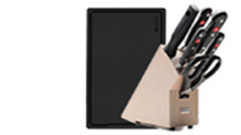 WÜSTHOF CLASSIC SERIES KNIFE BLOCK 9835-9 WITH CUTTING BOARD