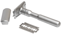 MERKUR RAZOR FUTUR MODEL MATT CHROME