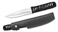 CUCHILLO TOKISU SANADA 15,3 CM FUNDA PIEL NEGRA