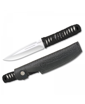 CUCHILLO TOKISU SANADA 15,3 CM FUNDA PIEL NEGRA