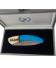 NIETO HANDMADE PENKNIFE DEER AND MALACHITE HANDLE