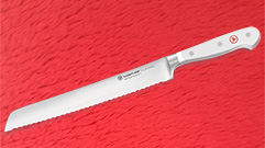 CUCHILLO CLASSIC WHITE PAN DOBLE DENTADO 23 CM