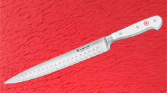 CUCHILLO CLASSIC WHITE HOJA ESTRECHA ALVEOLADO 23 CM