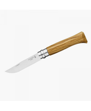 PLUMIER OPINEL Nº08 INOX OLIVO + FUNDA