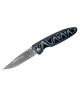 NAVAJA MCUSTA CLASSIC WAVE DAMASCO MANGO MICARTA AZUL 85MM