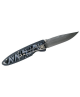 NAVAJA MCUSTA CLASSIC WAVE DAMASCO MANGO MICARTA AZUL 85MM