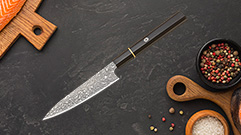 CUCHILLO COCINA INARI ACERO DAMASCO VG10 PUNTILLA 11 CM