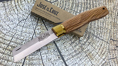 JOSE DA CRUZ PLANALTO POCKET KNIFE IN ASH WOOD WITHOUT POINT