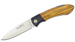 NAVAJA ARTESANA MUELA MANGO MIXTO MICARTA Y OLIVO