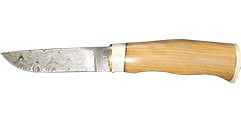DAMASTMESSER 21 CM WALNUSS